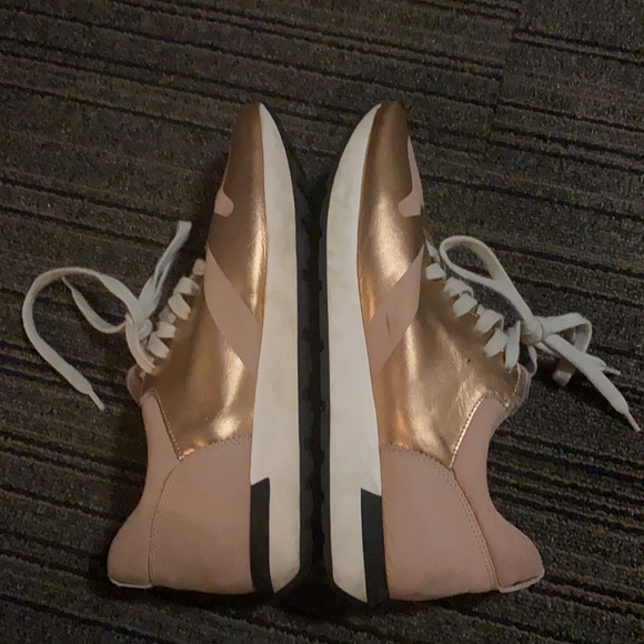 Free People Rose Gold Sneakers - Picture 6 of 10
